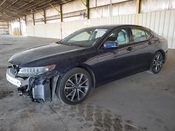 Acura salvage cars for sale: 2016 Acura TLX Tech