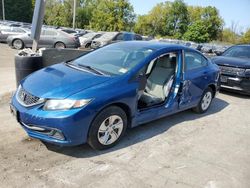 Salvage cars for sale at Marlboro, NY auction: 2013 Honda Civic LX