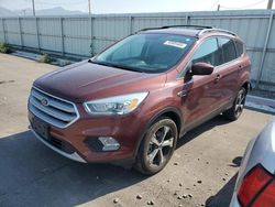 Salvage cars for sale at Magna, UT auction: 2018 Ford Escape SEL