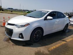 Salvage cars for sale at Woodhaven, MI auction: 2016 Toyota Corolla L