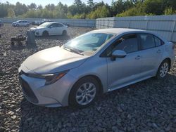 Salvage cars for sale at Windham, ME auction: 2021 Toyota Corolla LE