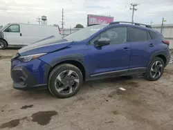 Salvage cars for sale at Chicago Heights, IL auction: 2024 Subaru Crosstrek Limited