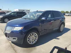 2011 Lincoln MKX en venta en Grand Prairie, TX