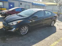 Salvage cars for sale at Wichita, KS auction: 2015 Hyundai Elantra SE