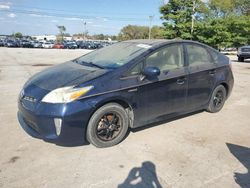 Salvage cars for sale at Lexington, KY auction: 2012 Toyota Prius