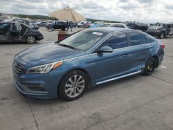 Salvage cars for sale at Grand Prairie, TX auction: 2015 Hyundai Sonata Sport