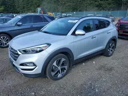 Carros salvage para piezas a la venta en subasta: 2016 Hyundai Tucson Limited