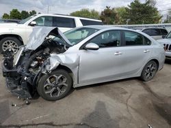 KIA Forte Vehiculos salvage en venta: 2021 KIA Forte FE