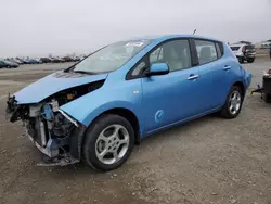 Salvage cars for sale at San Diego, CA auction: 2011 Nissan Leaf SV