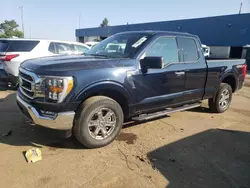 Salvage cars for sale at Woodhaven, MI auction: 2021 Ford F150 Super Cab