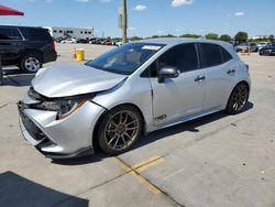 Salvage cars for sale from Copart Grand Prairie, TX: 2019 Toyota Corolla SE