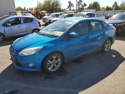 Salvage cars for sale at Woodburn, OR auction: 2012 Ford Focus SE