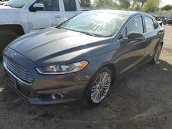 Salvage cars for sale at Elgin, IL auction: 2015 Ford Fusion SE