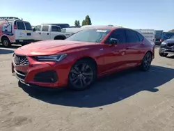 Acura salvage cars for sale: 2022 Acura TLX Tech A