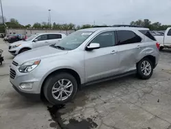 Salvage cars for sale at Fort Wayne, IN auction: 2016 Chevrolet Equinox LT