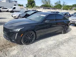 Salvage cars for sale from Copart Opa Locka, FL: 2022 Cadillac CT5-V