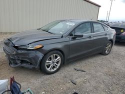 Salvage cars for sale at Temple, TX auction: 2018 Ford Fusion SE