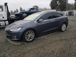 Salvage cars for sale at Graham, WA auction: 2017 Tesla Model X