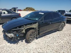 Salvage cars for sale at Taylor, TX auction: 2021 Hyundai Sonata N Line