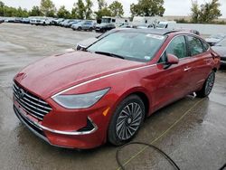 Salvage cars for sale at Bridgeton, MO auction: 2023 Hyundai Sonata Hybrid