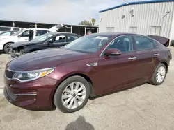 Salvage cars for sale at Fresno, CA auction: 2017 KIA Optima LX