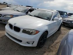 Salvage cars for sale at auction: 2012 BMW 128 I