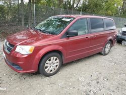 Salvage cars for sale at Cicero, IN auction: 2015 Dodge Grand Caravan SE