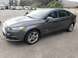 Ford salvage cars for sale: 2015 Ford Fusion Titanium Phev