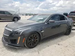 Salvage cars for sale at New Braunfels, TX auction: 2016 Cadillac CTS-V