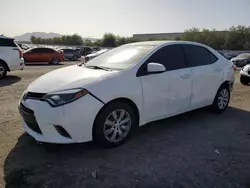 Salvage cars for sale at Las Vegas, NV auction: 2016 Toyota Corolla L