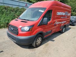 Salvage trucks for sale at Davison, MI auction: 2016 Ford Transit T-250