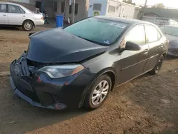 Salvage cars for sale at New Britain, CT auction: 2015 Toyota Corolla L