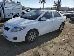 Toyota salvage cars for sale: 2009 Toyota Corolla Base