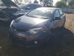 Salvage cars for sale at Elgin, IL auction: 2015 Toyota Corolla L