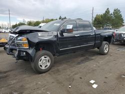 Salvage trucks for sale at Denver, CO auction: 2015 Chevrolet Silverado K2500 High Country