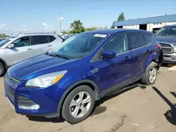 Ford salvage cars for sale: 2016 Ford Escape SE