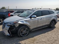 Salvage cars for sale at auction: 2017 Hyundai Santa FE SE Ultimate