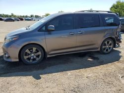 Salvage cars for sale at London, ON auction: 2016 Toyota Sienna SE