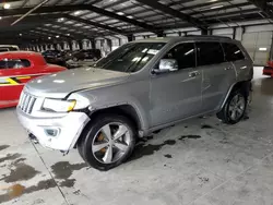 Salvage SUVs for sale at auction: 2015 Jeep Grand Cherokee Overland