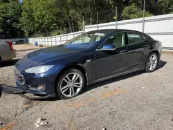 Salvage cars for sale at Austell, GA auction: 2014 Tesla Model S