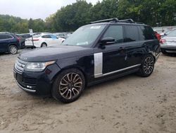 Vehiculos salvage en venta de Copart North Billerica, MA: 2013 Land Rover Range Rover HSE