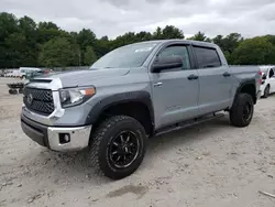 Salvage cars for sale at Mendon, MA auction: 2020 Toyota Tundra Crewmax SR5