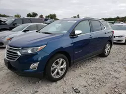 Salvage cars for sale at West Warren, MA auction: 2019 Chevrolet Equinox Premier