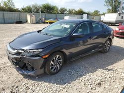 Salvage cars for sale at Kansas City, KS auction: 2017 Honda Civic EX