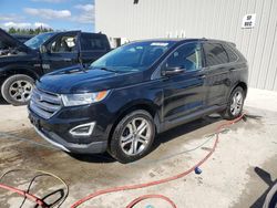 Salvage cars for sale at Franklin, WI auction: 2017 Ford Edge Titanium