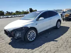 Tesla Model x Vehiculos salvage en venta: 2017 Tesla Model X