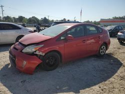 Salvage cars for sale at Montgomery, AL auction: 2015 Toyota Prius