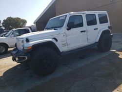 Jeep salvage cars for sale: 2018 Jeep Wrangler Unlimited Sahara