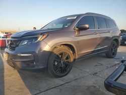 Salvage cars for sale at Grand Prairie, TX auction: 2022 Honda Pilot SE