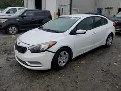 Salvage cars for sale at Savannah, GA auction: 2015 KIA Forte LX